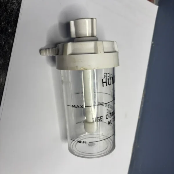 Humidifier Bottle for Bullnose Oxygen Cylinder Regulators – Moisture Control for Comfort